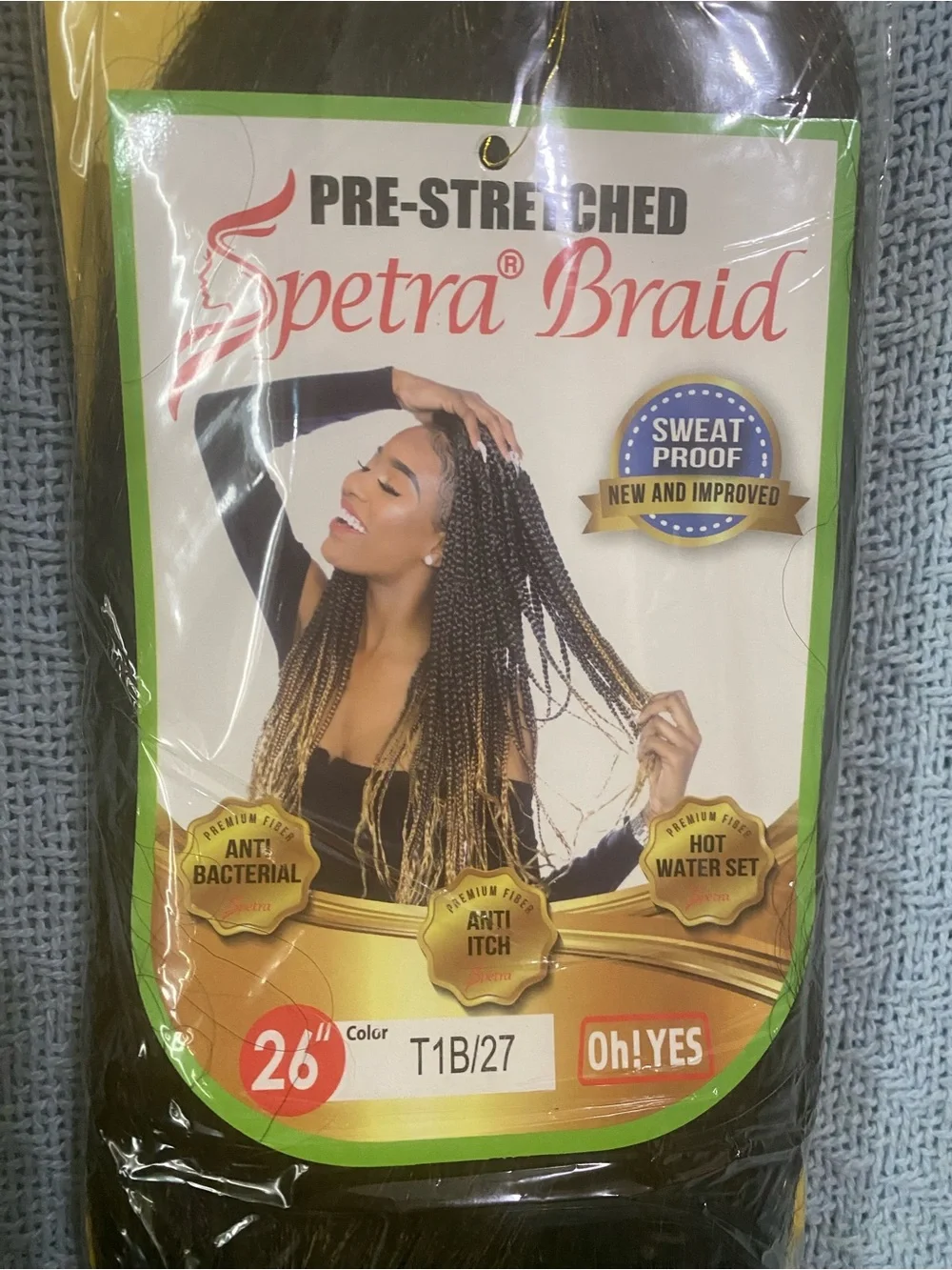 Pre-Stretched Braiding Hair - Black to Brown Ombre